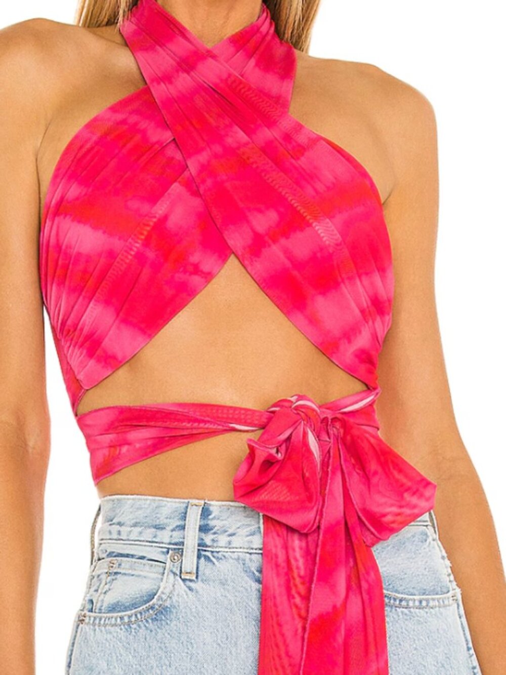 h:ours Rios Wrap Halter Top - Picture 2 of 2